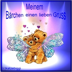  Meinem Bärchen einen lieben Gruss